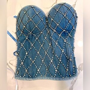 Denim top